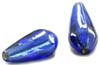 Tear Drop Blue Ab Bead - click here for large view